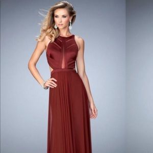 Burgundy Cutout dress for sale!